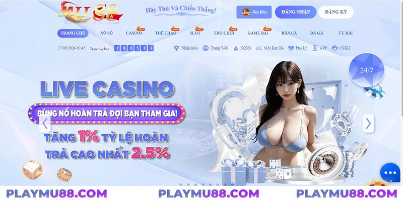 Mu88 với kho game đa dạng và hấp dẫn